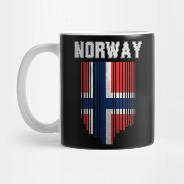 Norway flag, norwegian flag by eka123